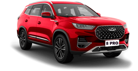 CHERY Tiggo 8 PRO Огненный красный